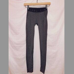 My Protein Gray Mid Rise Seamless Athletic Ankle Length Leggings size XS